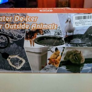 Water De-icer for Outside Animals